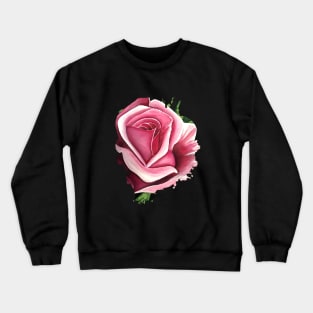 Pink Rose Crewneck Sweatshirt